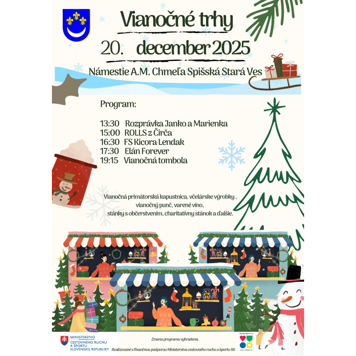 Vianočné trhy v Sp. St. Vsi